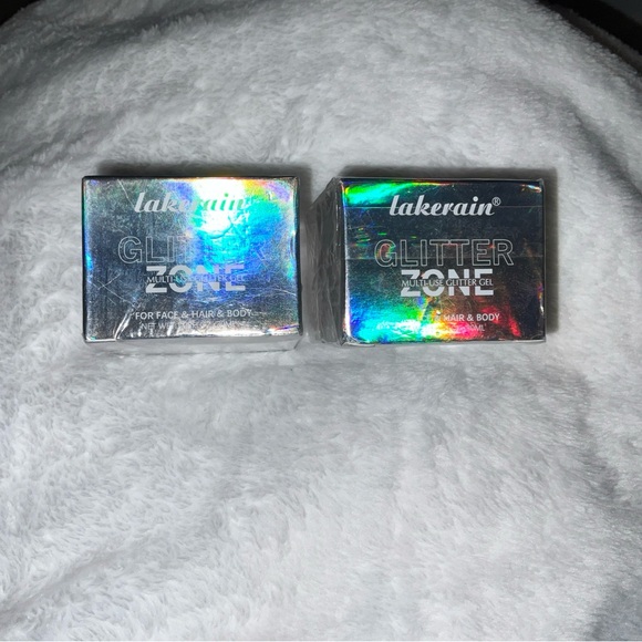 LAKERAIN GLITTER ZONE MULTI USE BODY GLITTER GEL. #04. 2 PK SEALED NEW - Picture 6 of 16
